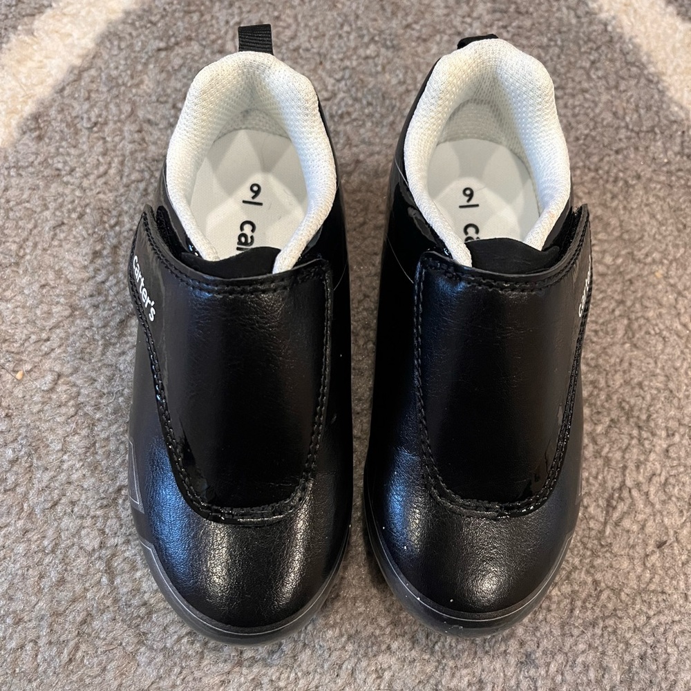 Carter's Black Kids Shoes for soccer